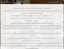 Tablet Screenshot of irestaurante.com.br